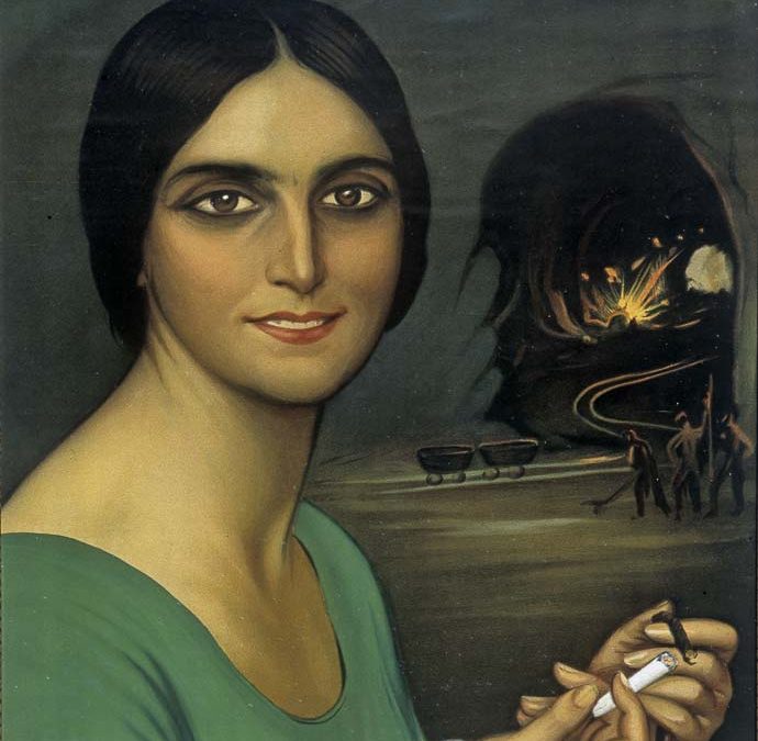 Cartel Unión española de Explosivos 1924